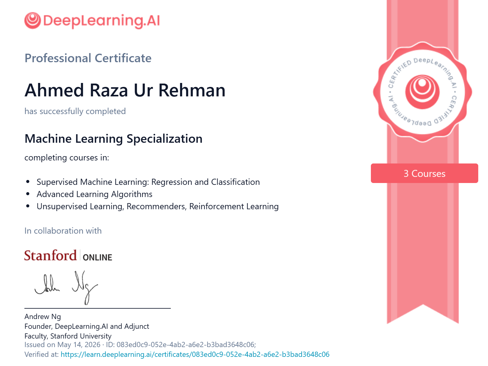 Machine Learning Specialization